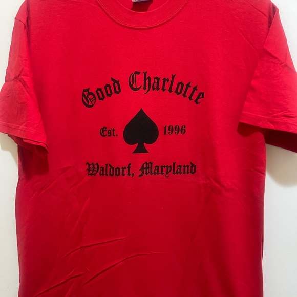 GOOD CHARLOTTE Vintage T-Shirt 2002 Good Charlotte Band Tour - New missing Tag - Picture 1 of 5